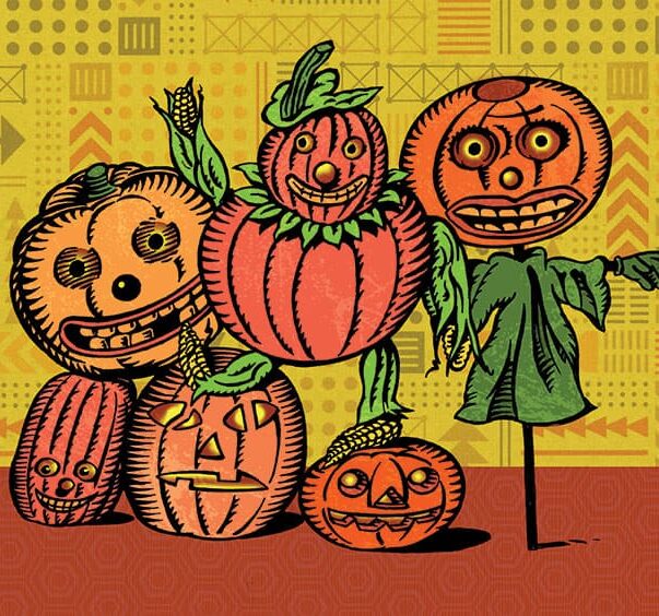 Pumpkin People Halloween - Strange Uncle